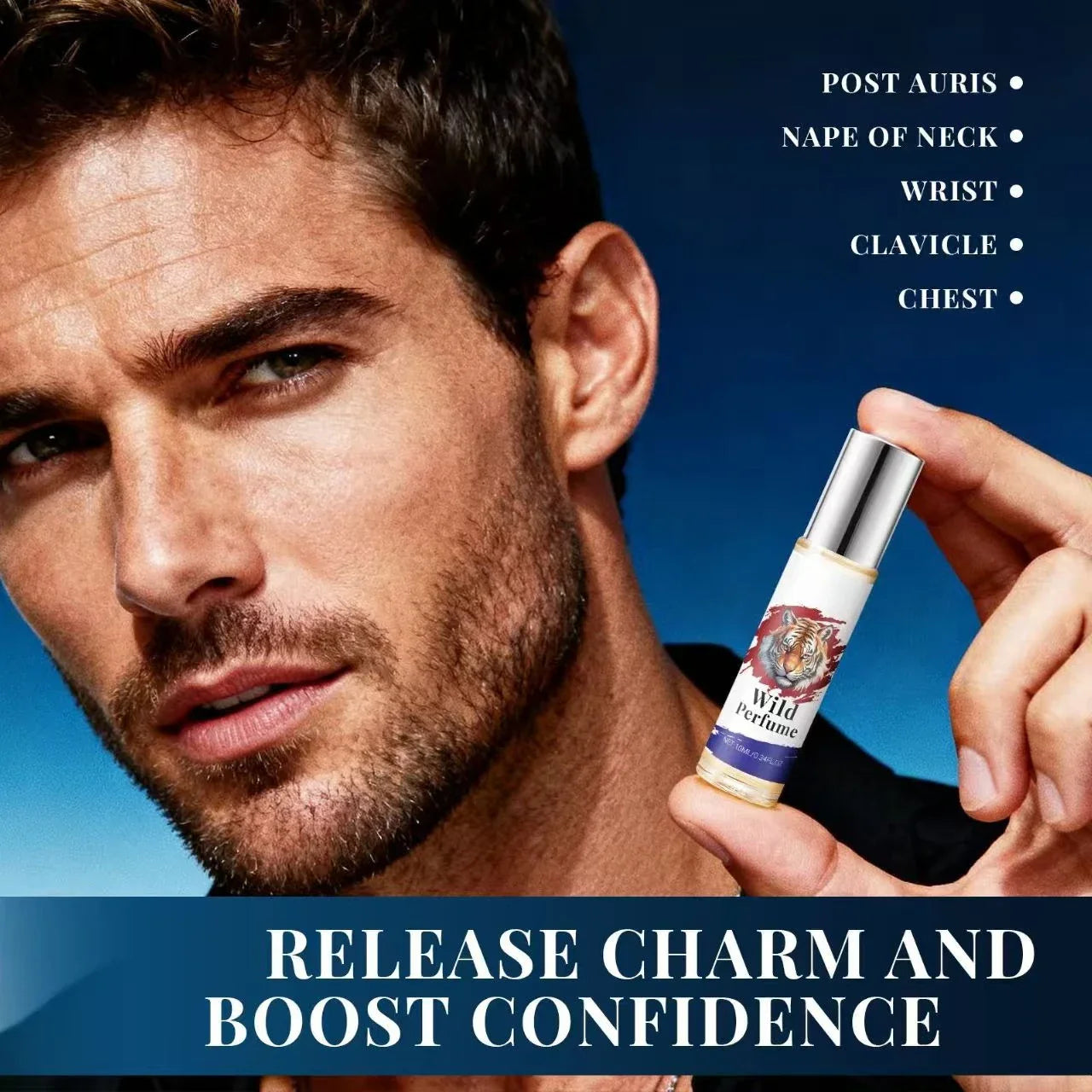 Pheromone Body Perfume Oil for Men | Floral Scent 10ml