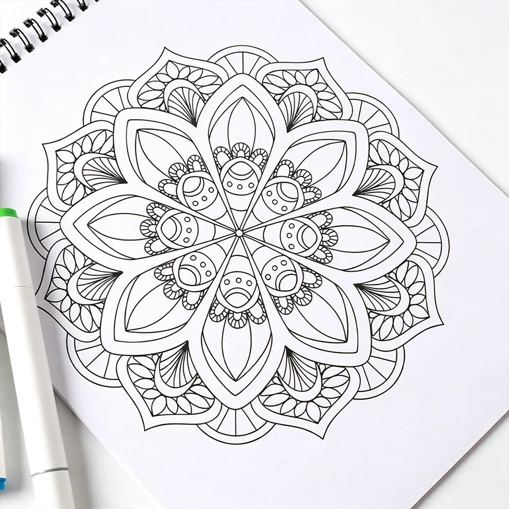 Coloring Book Unleashes Imagination Fun Adults Decompression Patterns