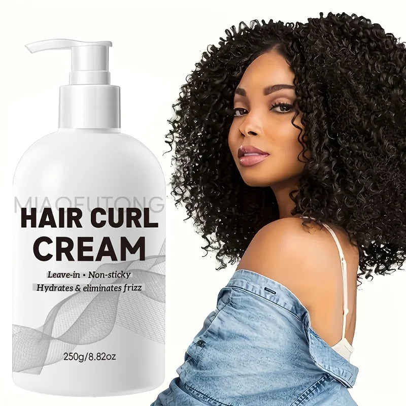 Curl Defining Cream with Argan Oil – Anti-Frizz Strong Hold