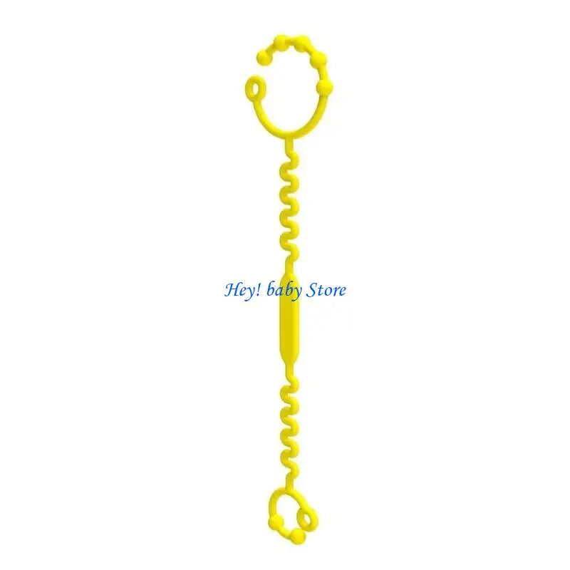 Silicone Baby Bottle Holder Leash | Pacifier & Teether Strap