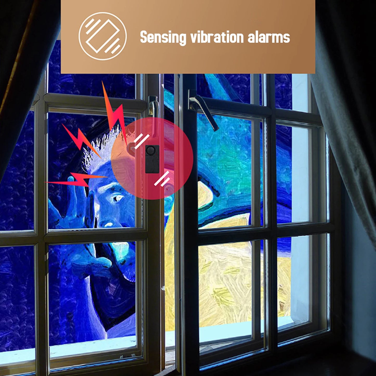 110dB Wireless Bike Alarm | Vibration Sensor & Remote Control