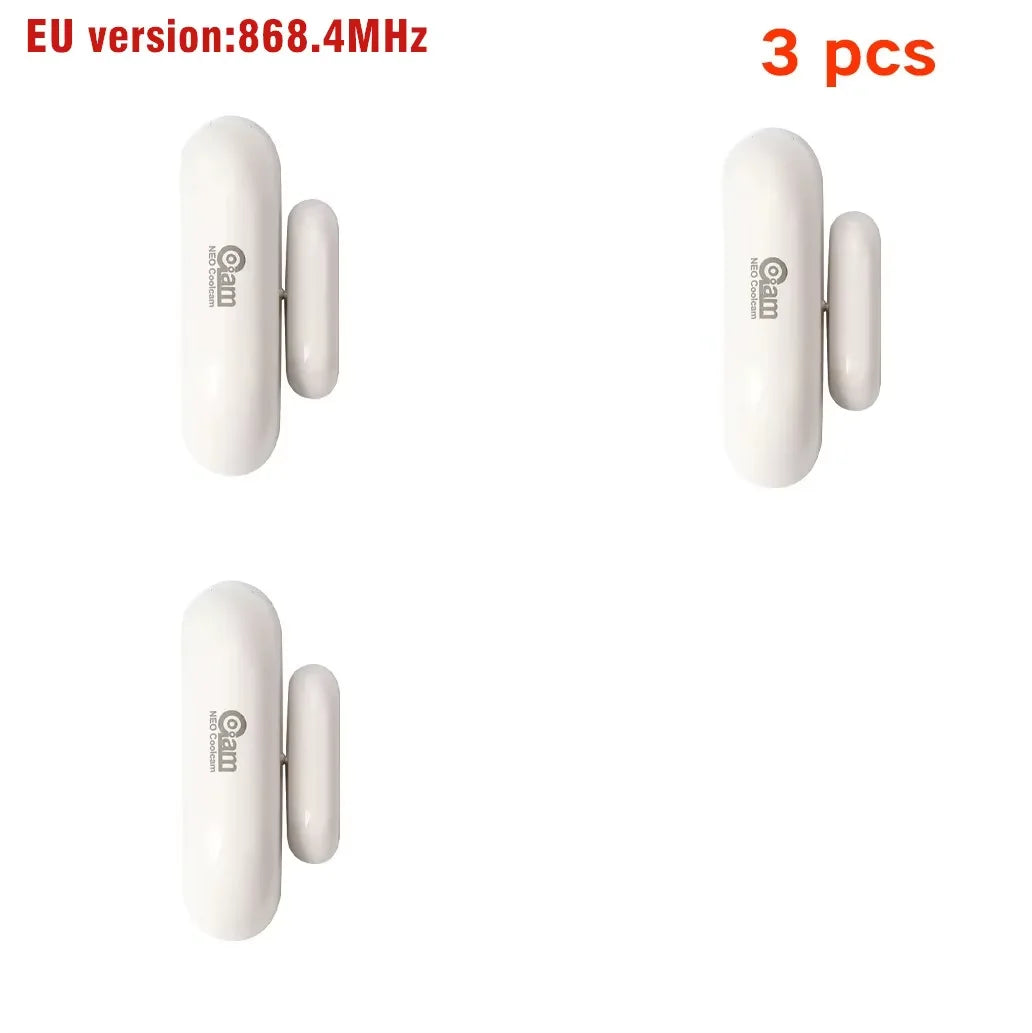 NEO COOLCAM Z-wave Plus Smart Door and Window Contact Automation Sensor EU 868.4MHZ Smart Home work with Smartthings Peaceful Pleasures Health and Wellness 3 pcs 868.4MHz EU