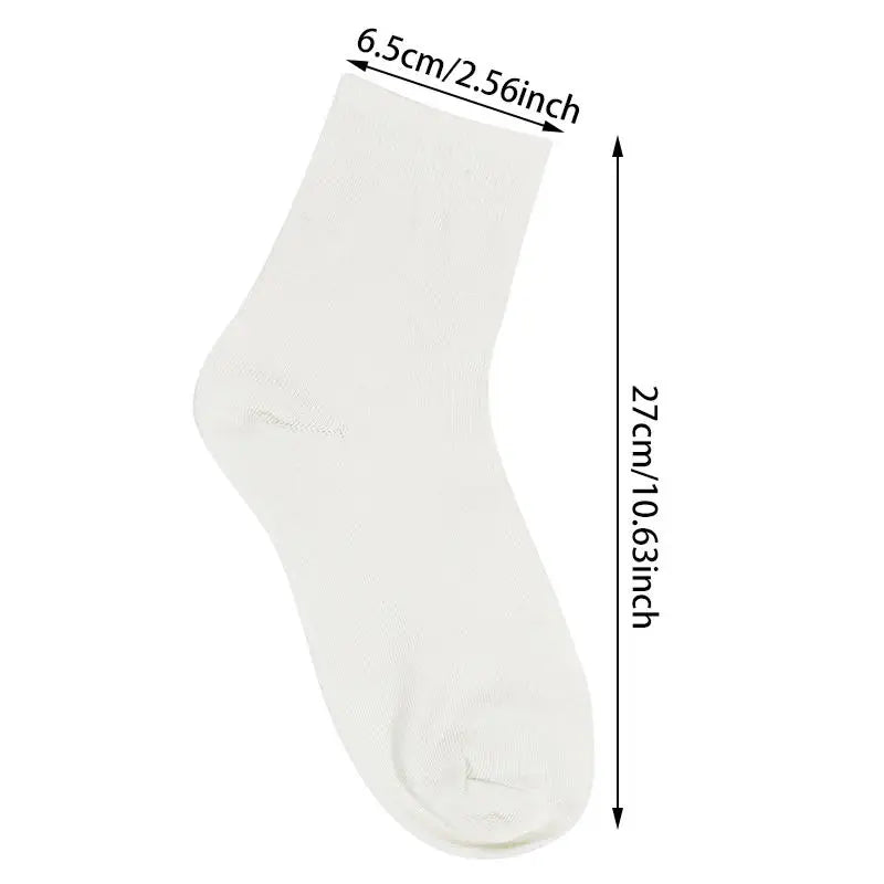 3 Pairs Sports Socks Men Women Elastic Breathable Sweat Absorbing Simple Versatile Athletic Socks Peaceful Pleasures Health and Wellness cream color One Size