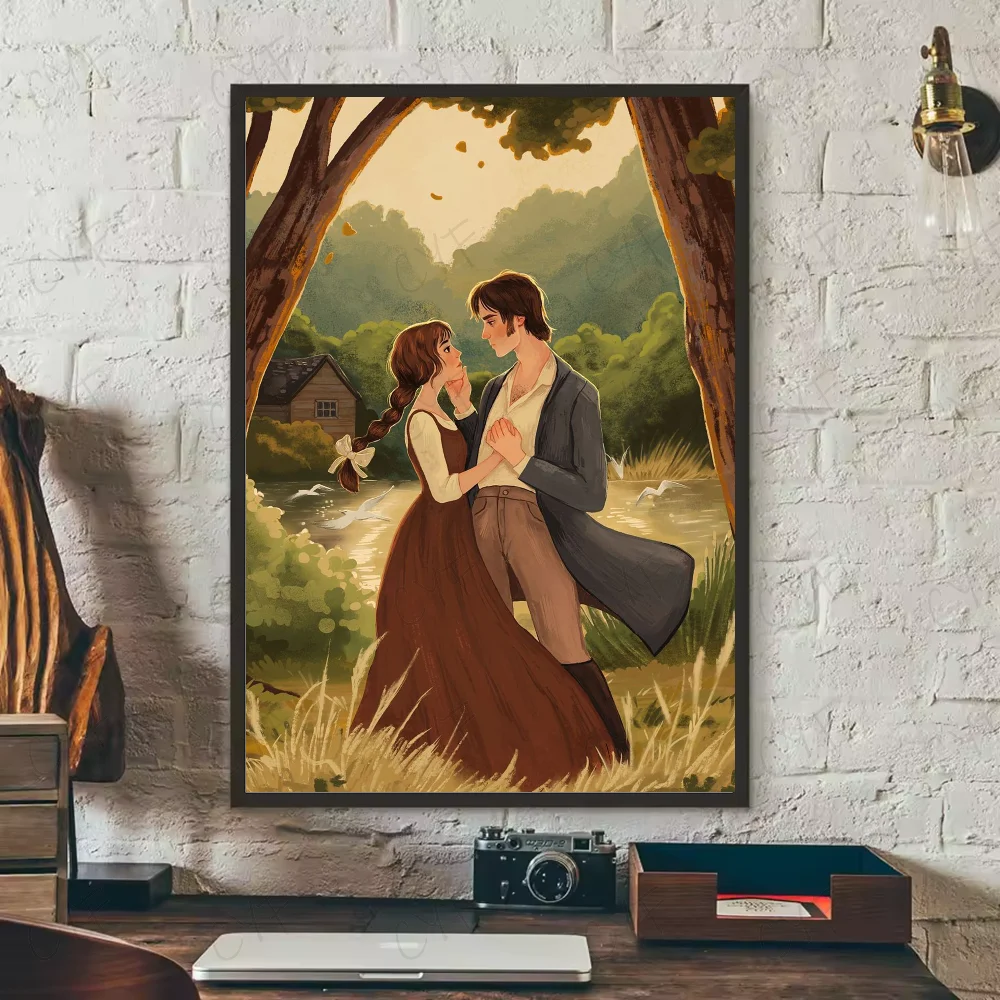 Pride & Prejudice HD Wall Poster – Waterproof PVC Art Print Wall Art Poster Peaceful Pleasures Health and Wellness z7 30X40cmNoframe