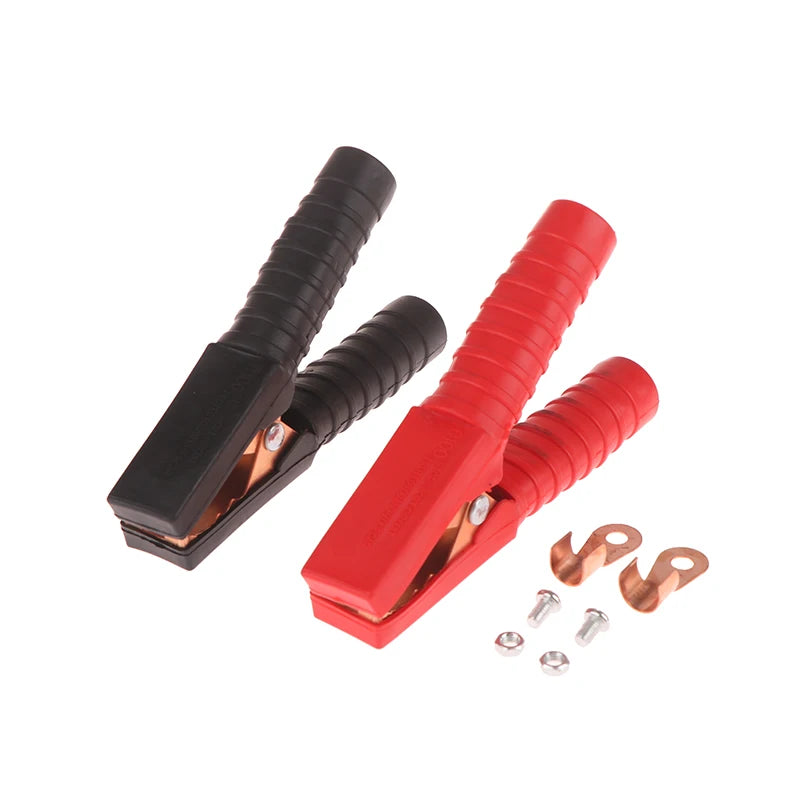 Versatile Plastic Handle Test Alligator Clip For Electric Project 100-300A Electrical Crocodile Alligator Battery Insulated Clip Peaceful Pleasures Health and Wellness