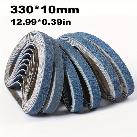 10 20Pieces 10x330mm Sanding Belts Fused Alumina Zirconia 3 8 x13 Peaceful Pleasures Health and Wellness