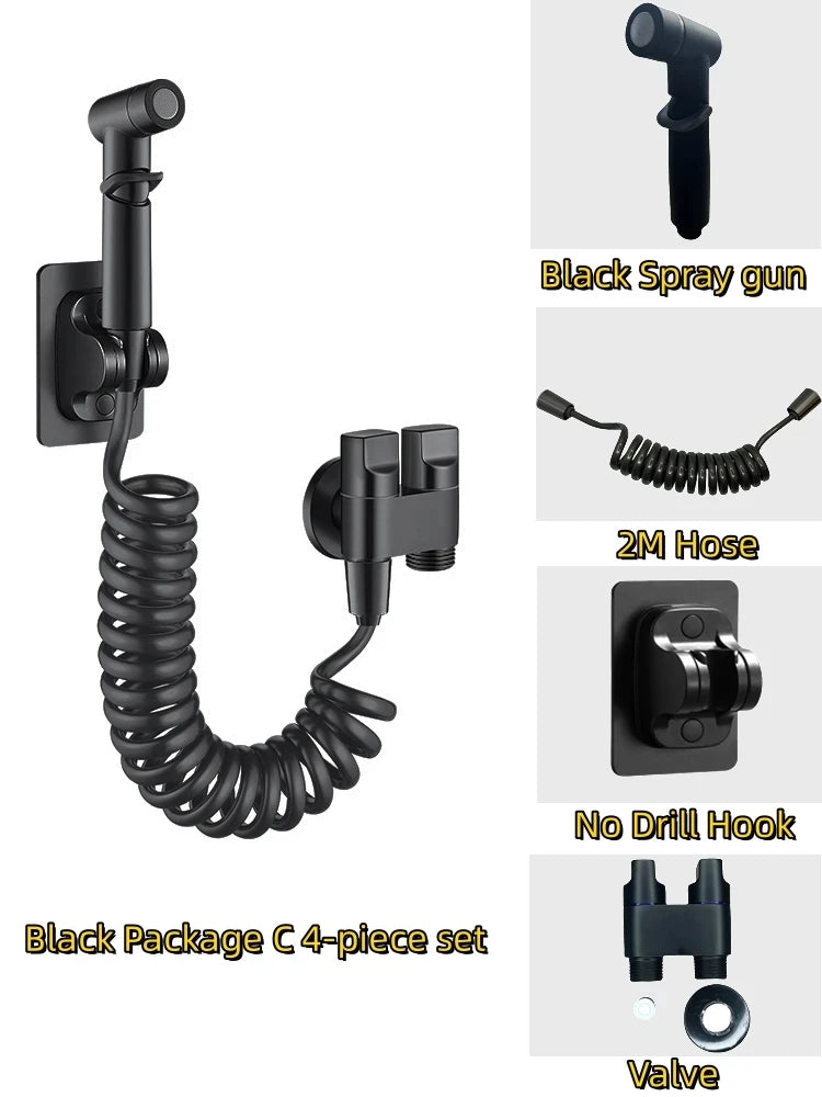 Handheld Bidet Sprayer Set – High-Pressure Bathroom Kit