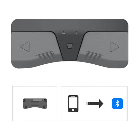Wireless Page Turner Pedal Bluetooth Turning Remote Foot Control Peaceful Pleasures Health and Wellness