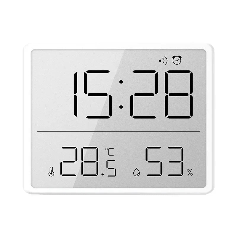 Digital Alarm Clock with Temperature & Humidity | Magnetic Desk