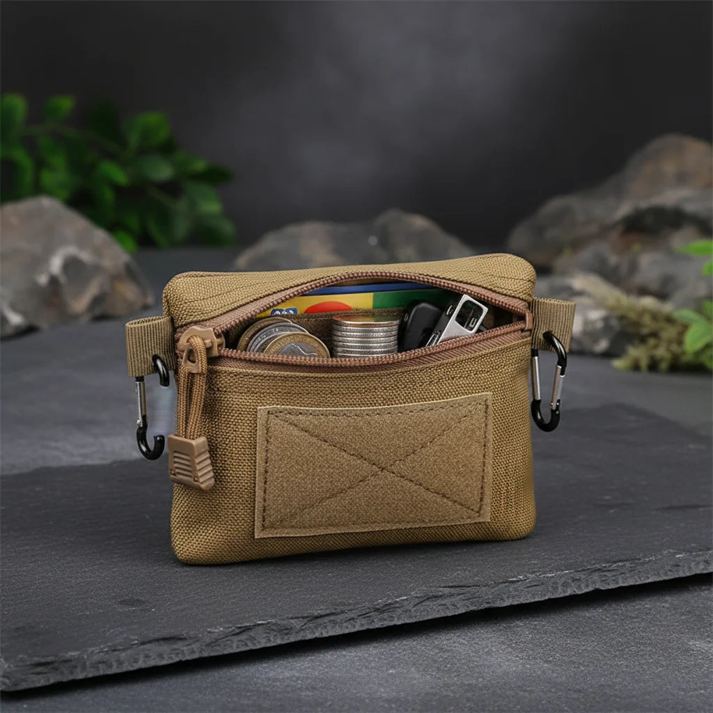 Clutch Bag 1000D Nylon Coin Card Holder Storage Pouch Durable Lightweight Design For Outdoor Daily Use Peaceful Pleasures Health and Wellness