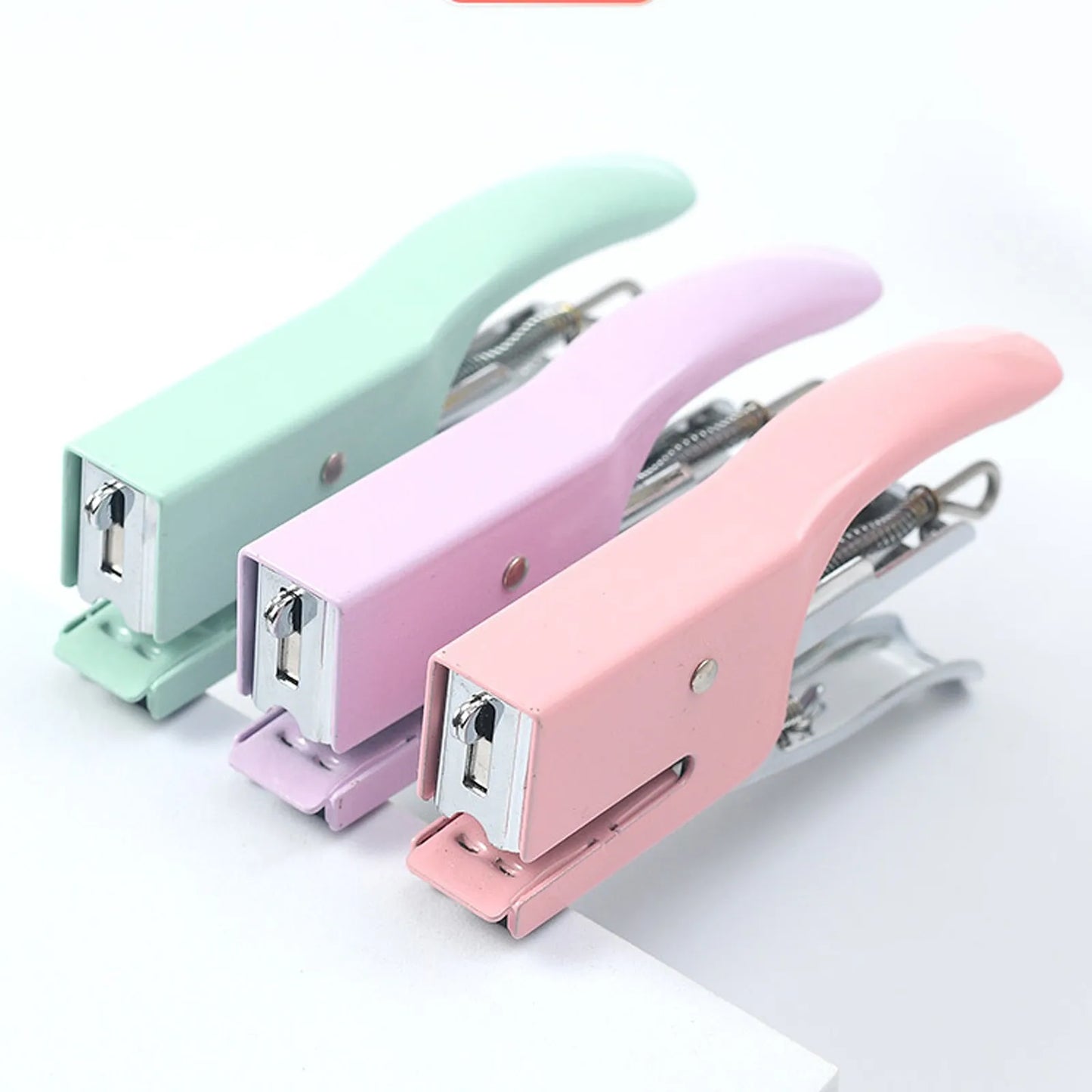 Mini Metal Hand-Held Stapler Set – No. 10, 750 Staples