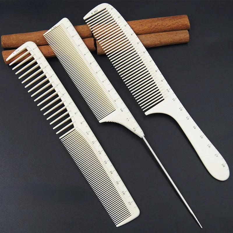 1PC High Quality Laser Scale Hair Comb Professional Hairdressing Comb Hair Brushes Salon Hair Cutting Styling Tools Barber Comb Peaceful Pleasures Health and Wellness