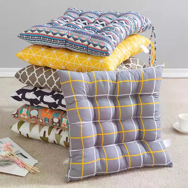 Soft Padded Square Seat Cushion – Chair, Office, Car & Garden