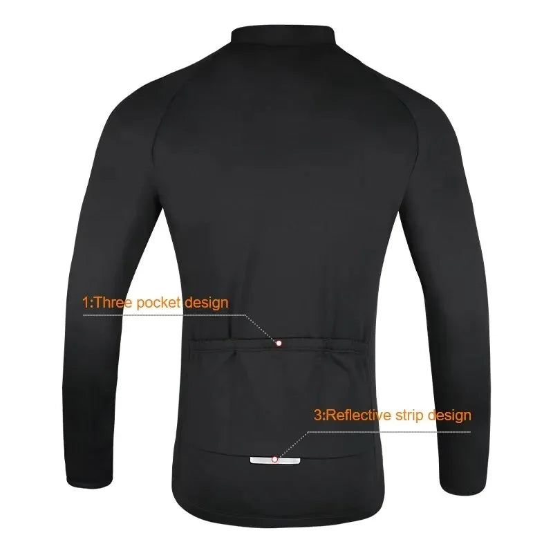 Unisex Winter Cycling Jacket – Thermal, Windproof & Reflective