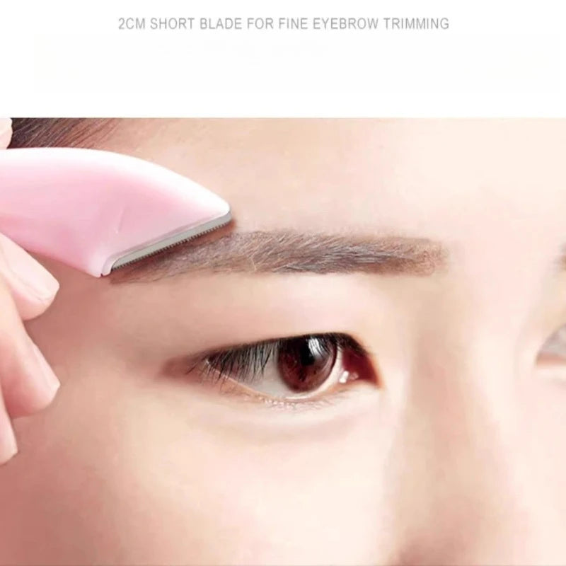 Ladies Eyebrow Trimmer Set with Comb & Scissors | Safety Tool Eyebrow Trimmer Set Peaceful Pleasures Health and Wellness
