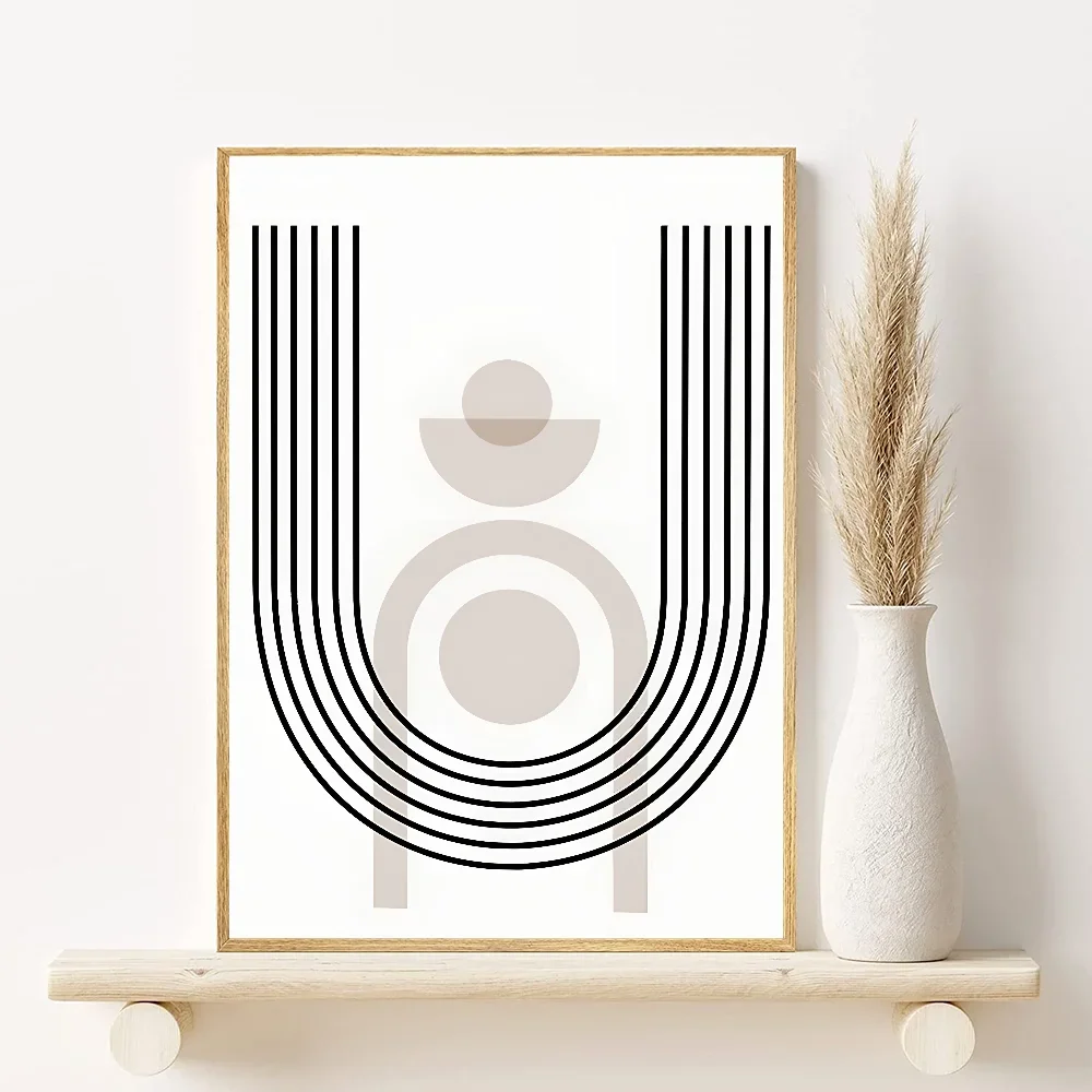 Abstract Bohemian Canvas Wall Art Poster | Aesthetic Home Décor Canvas Wall Art Peaceful Pleasures Health and Wellness 13 50x70cm