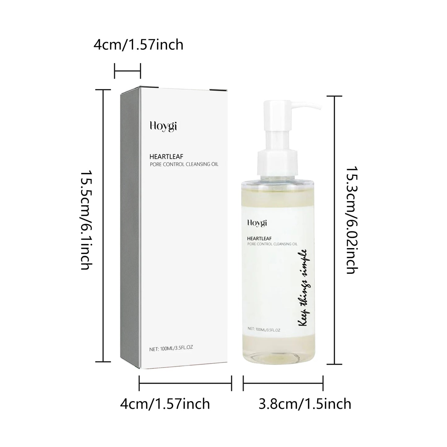 Pore Control Makeup Removal Cleansing Oil Gentle Makeup Removal Caring Skin Moisturizing Brightening Deep Cleansing Pore Skin Peaceful Pleasures Health and Wellness