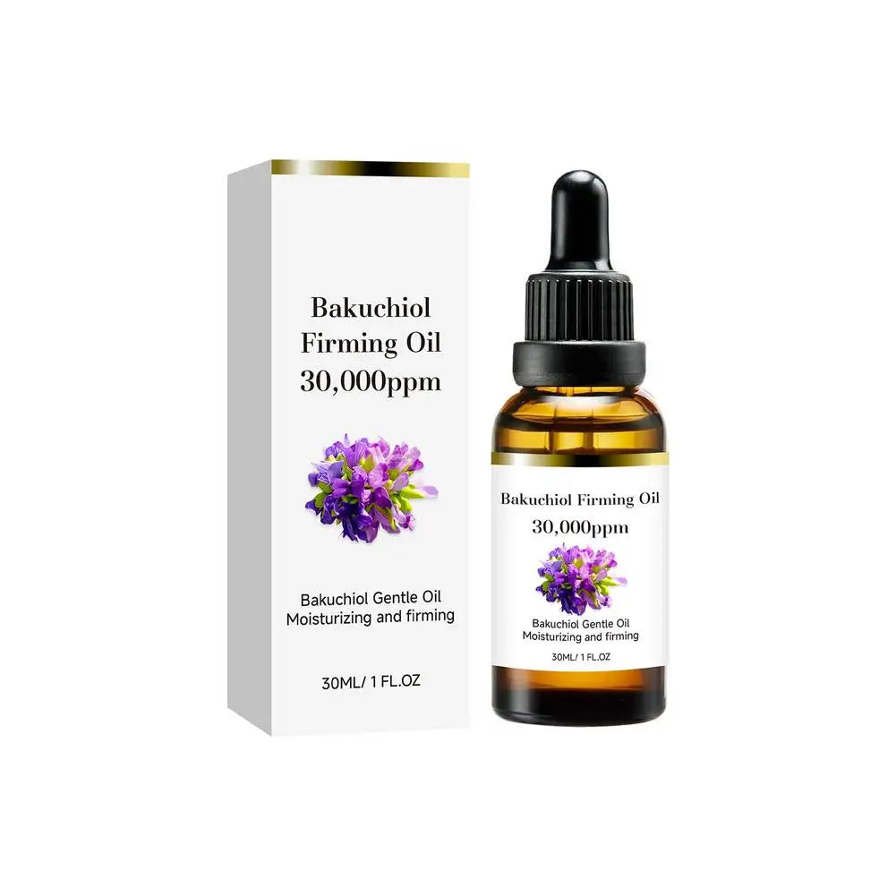 30ml Bakuchiol Pure Concentrated Plant Face Oil Firming Lifting Anti Aging Moisturizing Hydrating Smoothing Nourishing Oil Peaceful Pleasures Health and Wellness 1PCS