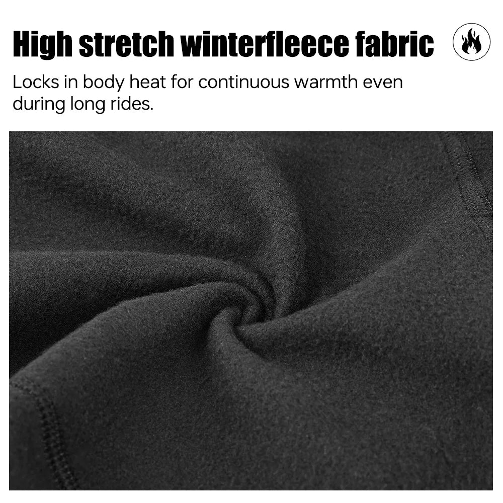 X-TIGER Men's Winter Thermal Cycling Tights | Padded & Fleece