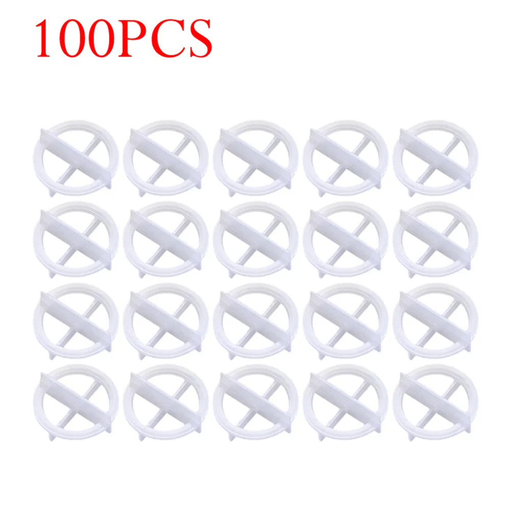 100-Piece Tile Leveling System – Spacer Clips & Wedges 1–3mm
