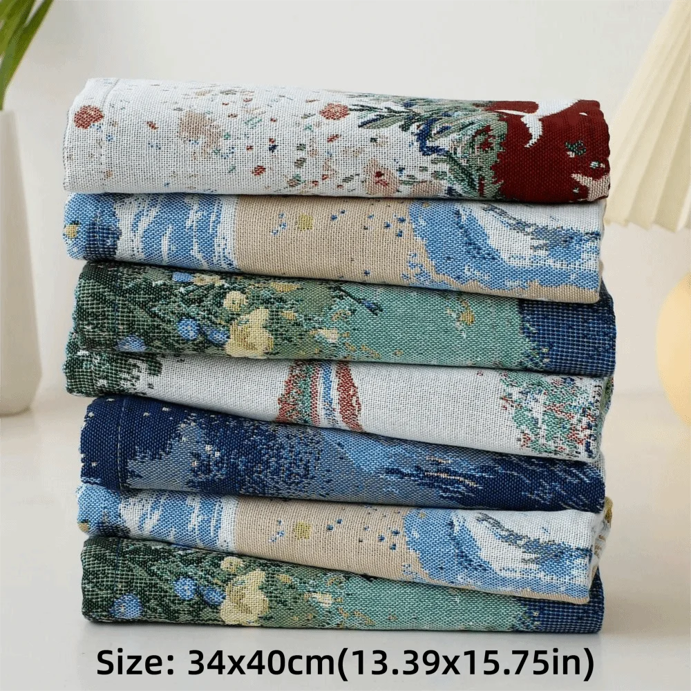 Large Cotton Gauze Hand Towel – Quick-Dry Kitchen Tea Towel Kitchen Hand Towel Peaceful Pleasures Health and Wellness