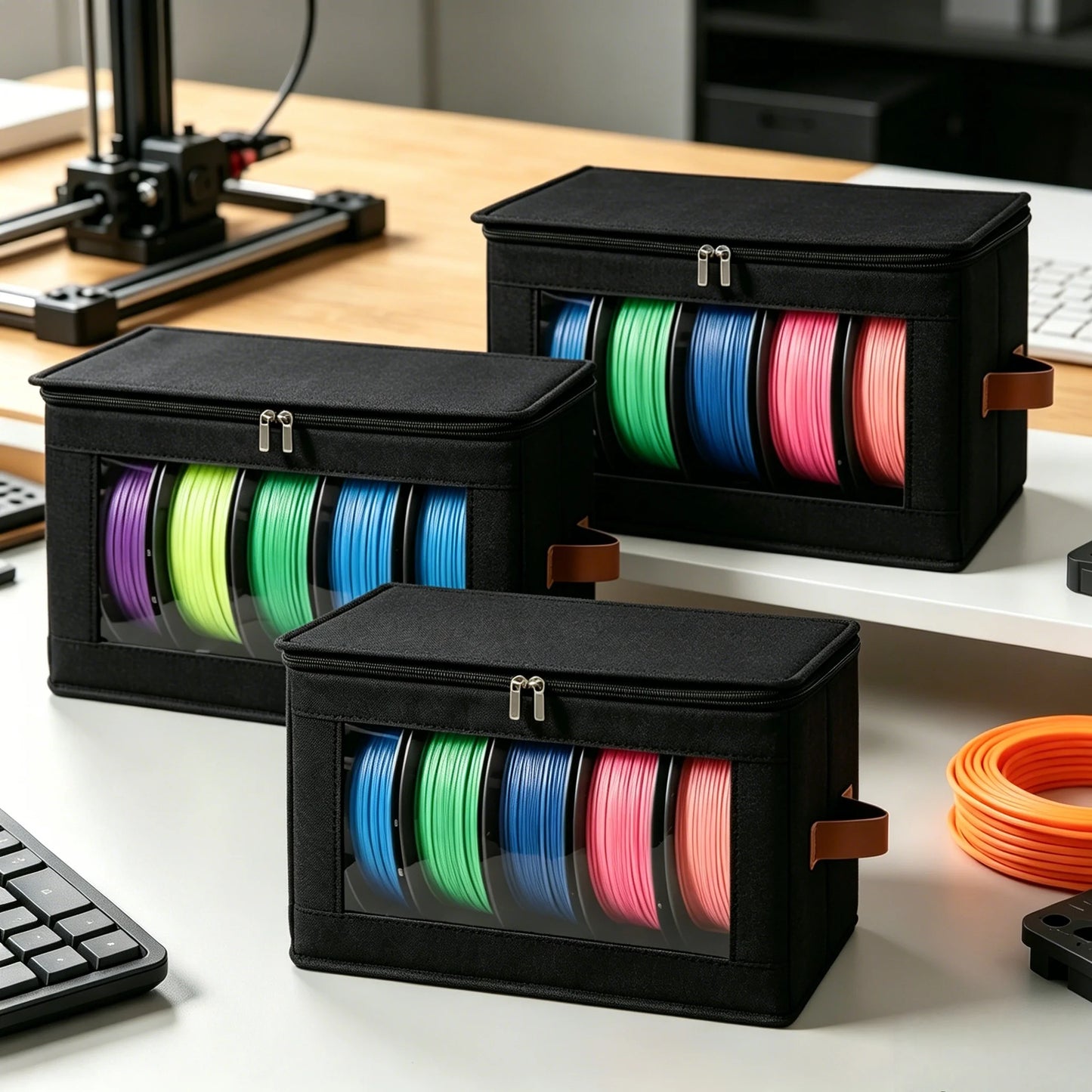 3D Printer Filament Storage Bag – Dustproof & Moisture Proof