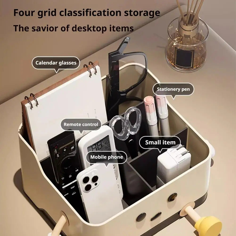 Desktop Multi-Compartment Storage Organizer & Desk Tray