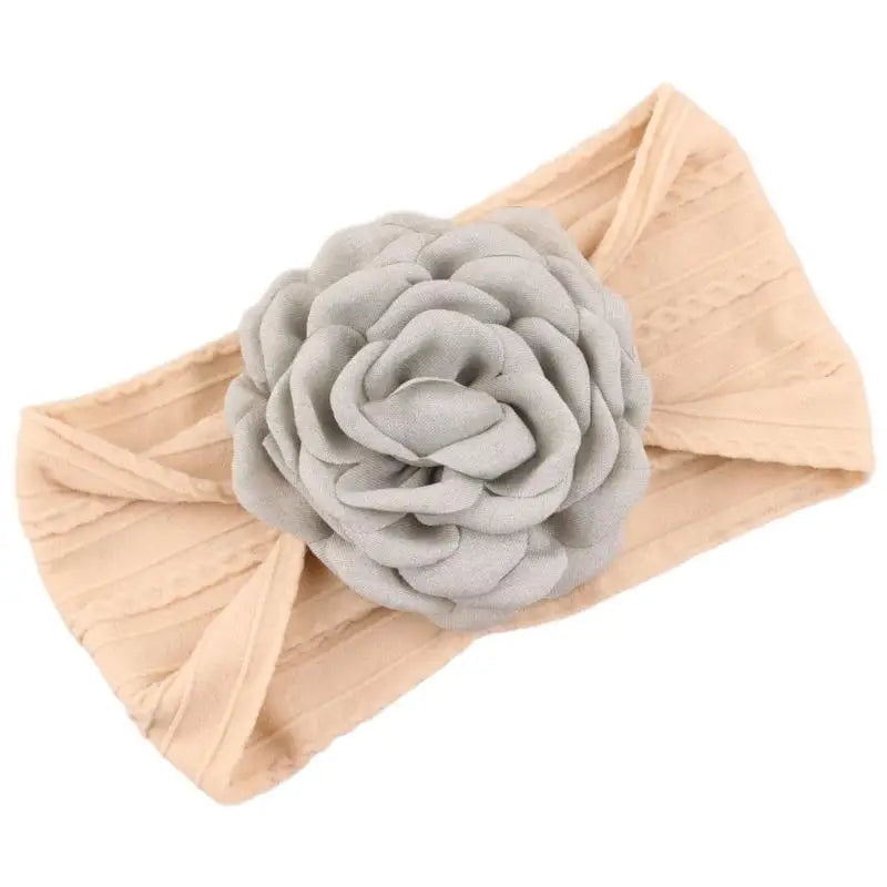 Baby Floral Headband | Soft Stretchy Infant Hairband 0–3 Yrs