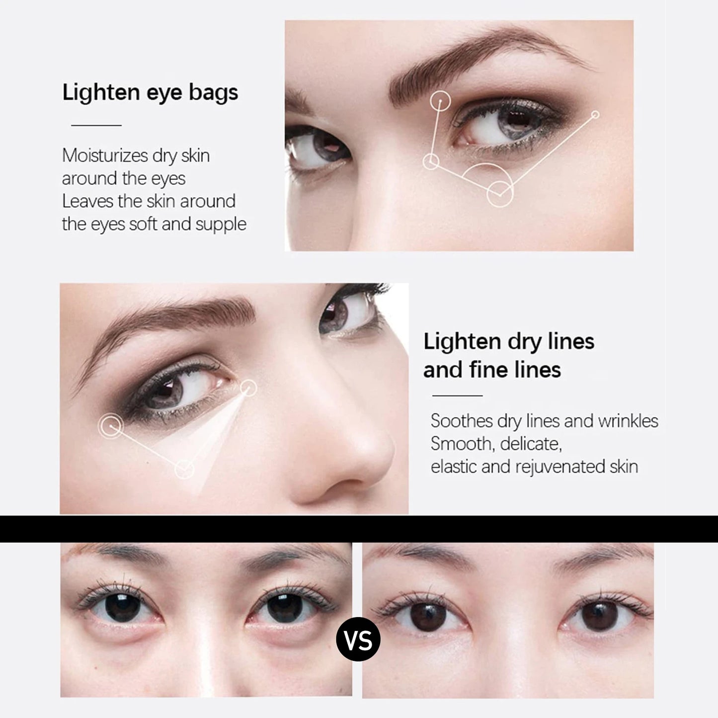 Snake Venom Peptide Eye Cream – Anti-Wrinkle Dark Circle Remover