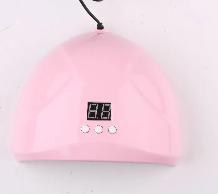 UV curing lamp professional nail art tools, used for drying nail glue - nail phototherapy equipment Peaceful Pleasures Health and Wellness Pink