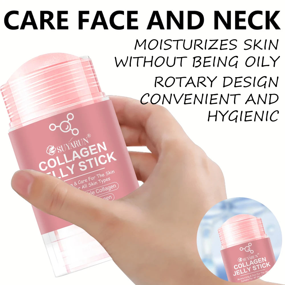 SUYARUN Collagen Jelly Neck Hand Foot Care Stick - Skin Tightening & Moisturizing Anti-Aging Elasticity Bar, New Beauty Tool. Peaceful Pleasures Health and Wellness