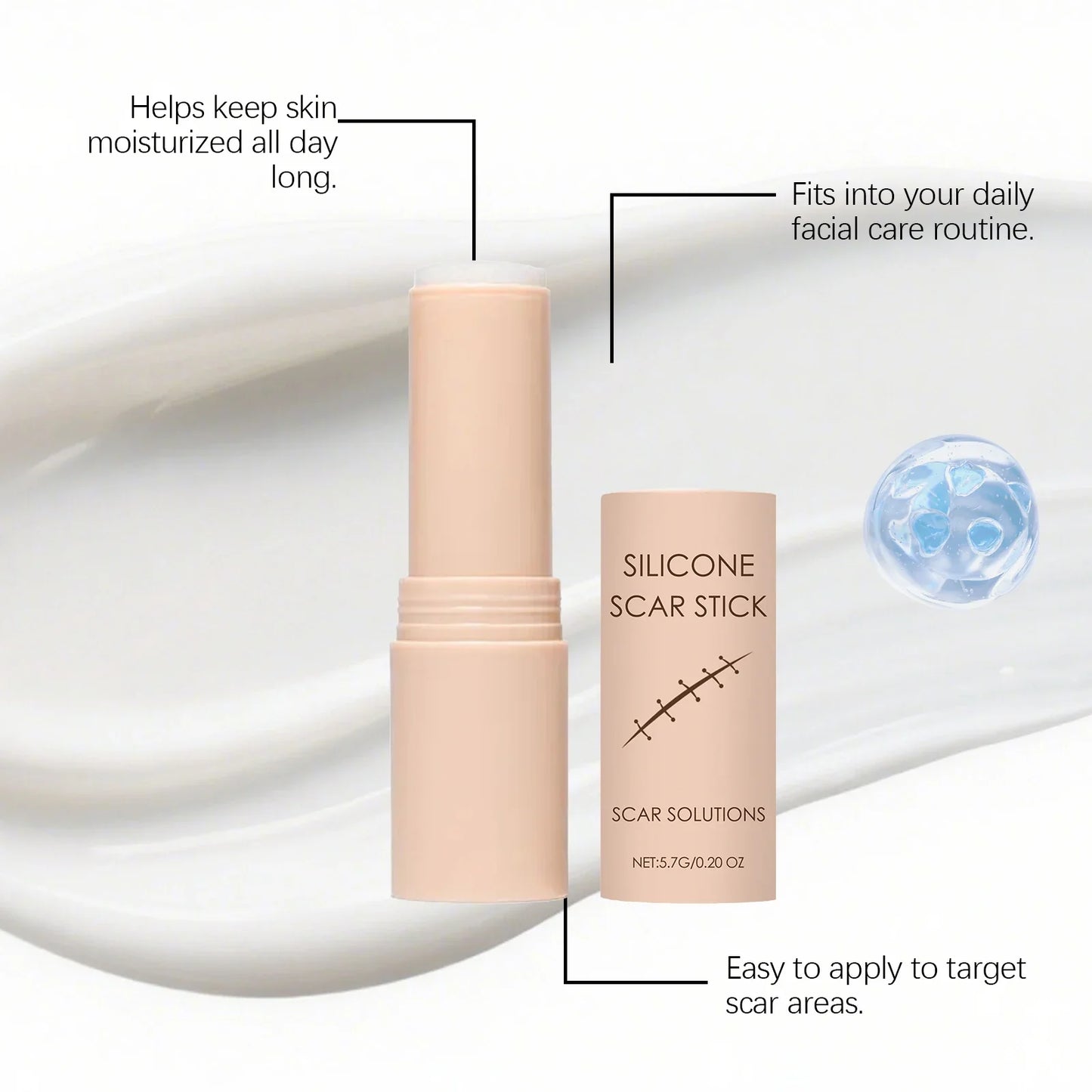 Scar Care Moisturizing Stick – Hydrating Balm Face & Body