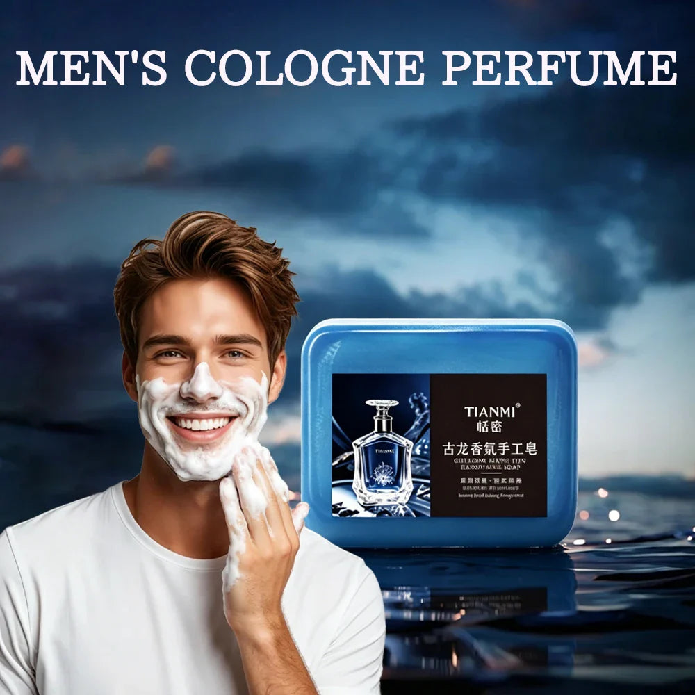 Men's 3-in-1 Handmade Soap Bar Set of 5 – Face, Hair & Body