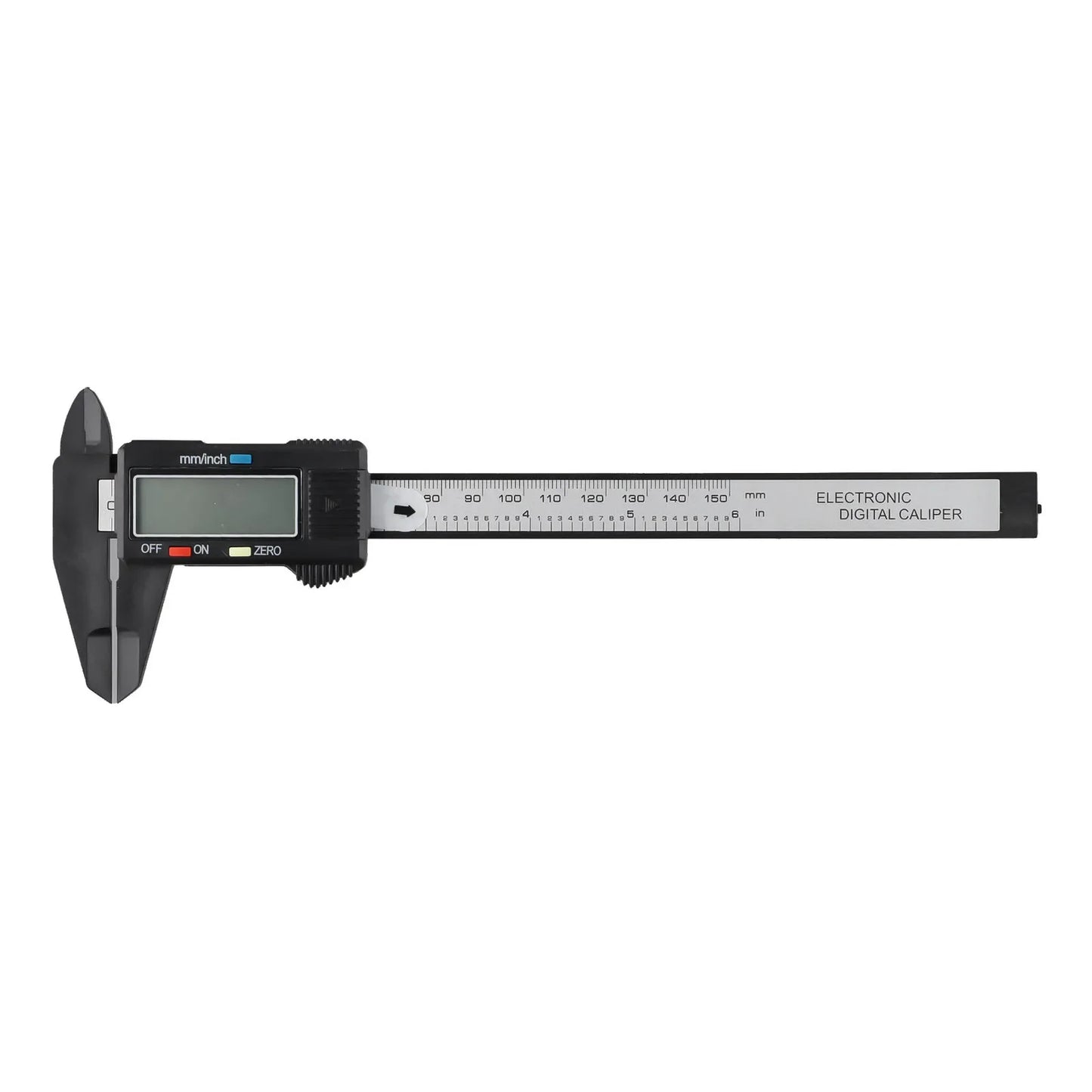 Digital Caliper 150mm Carbon Fiber – Inch & MM Vernier Tool