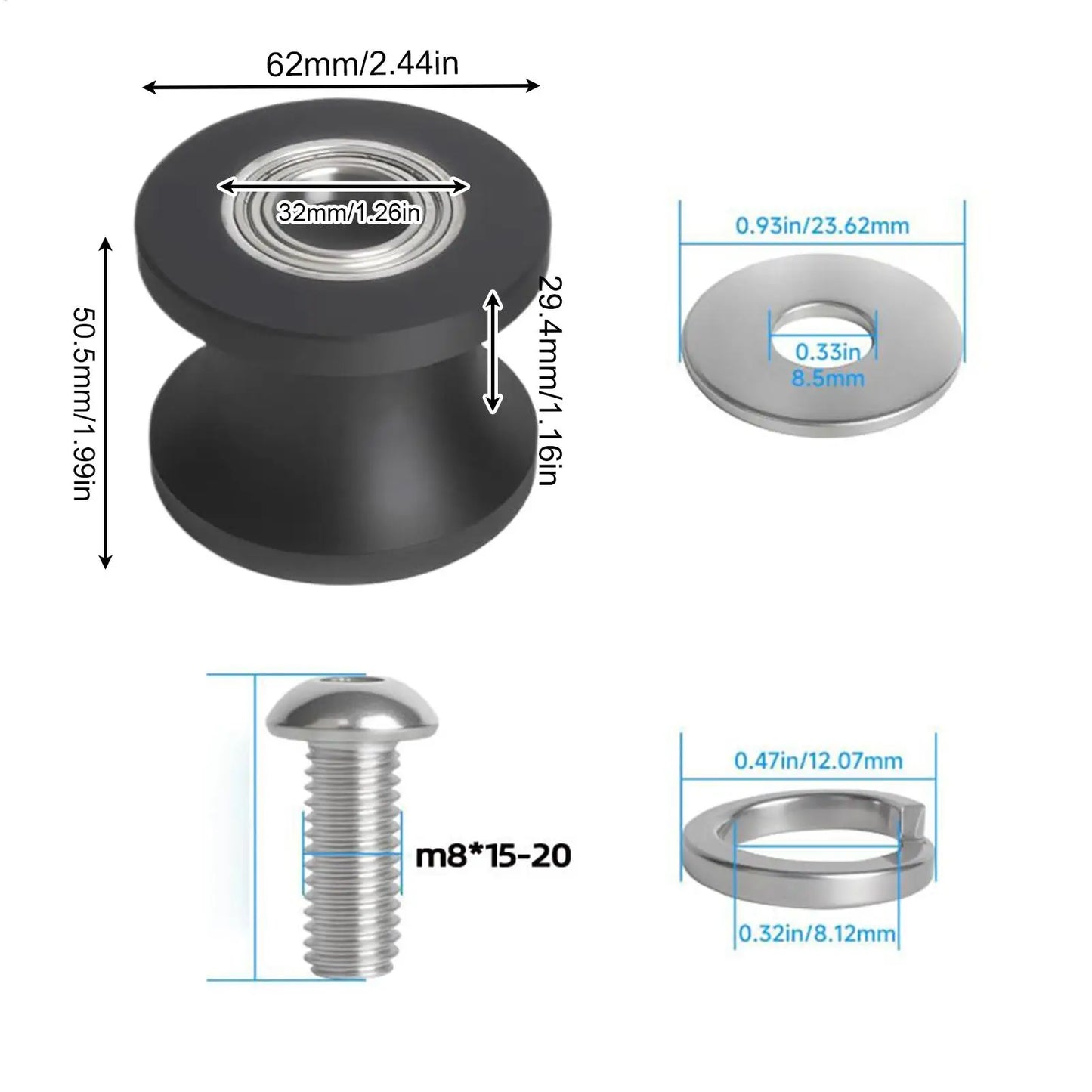 Elliptical Trainer Roller – Quiet Smooth Replacement Wheel