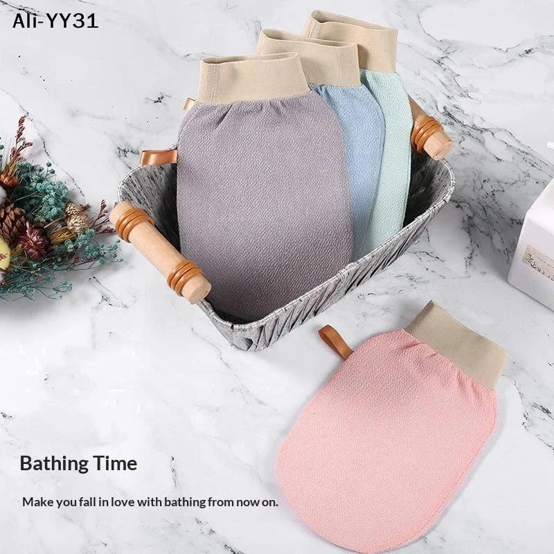 Exfoliating Bath Gloves | Microfiber Scrub Gloves 4-Pack
