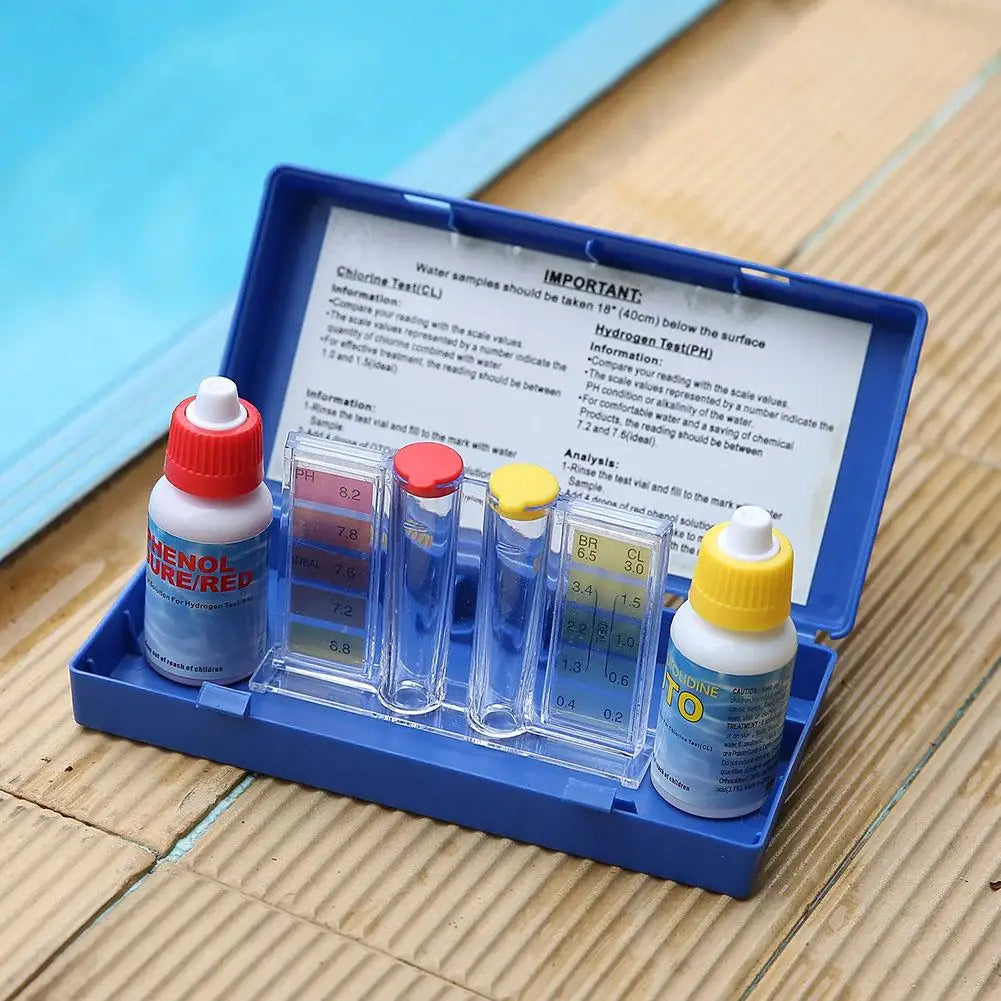 PH Chlorine Water Quality Test Kit for Pools and Spas Peaceful Pleasures Health and Wellness