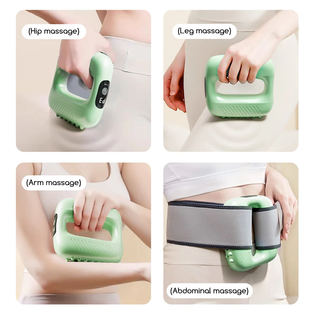 High-Intensity Fascia Rings Massager Cordless Mini With Belt Portable Deep Tissue Adjustables Vibration Massagers For Women Peaceful Pleasures Health and Wellness