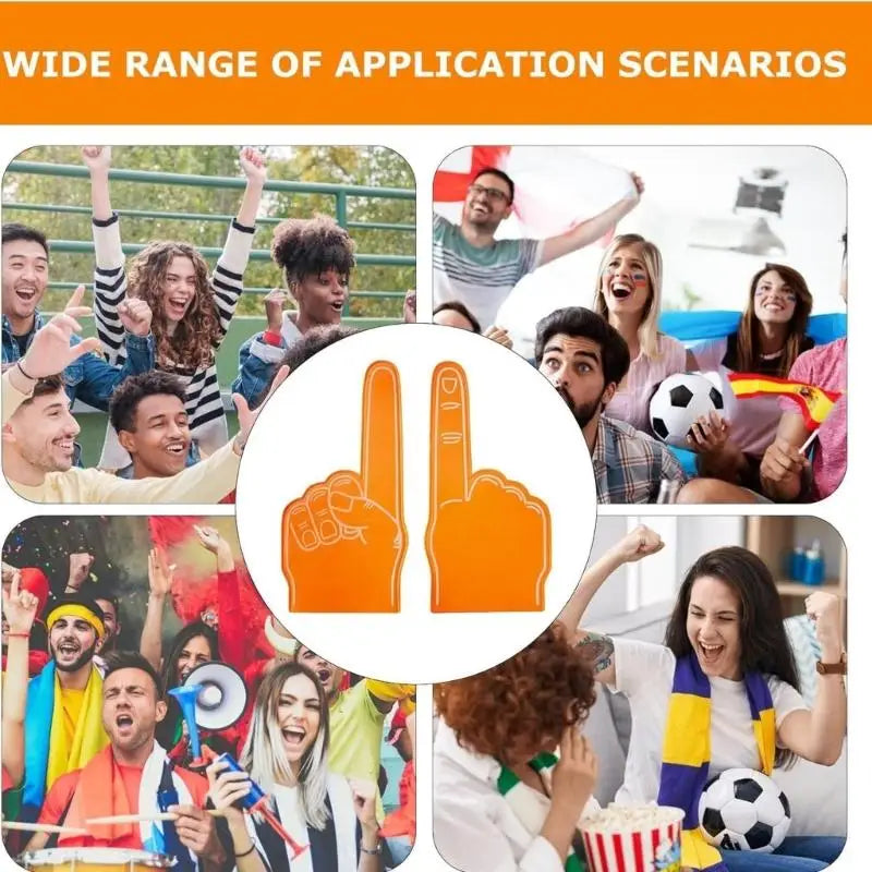 Oversized Foam Cheering Hands 2 Pack – Sports Fan Props