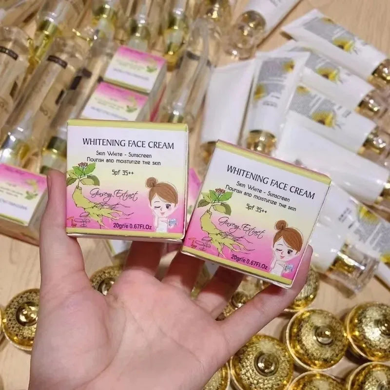 Brightening Skin White Sunscreen Moisturize Removing Freckles Dark Spots Younger Smoother Skin 20g Kem Face Sam Tay Manh Peaceful Pleasures Health and Wellness