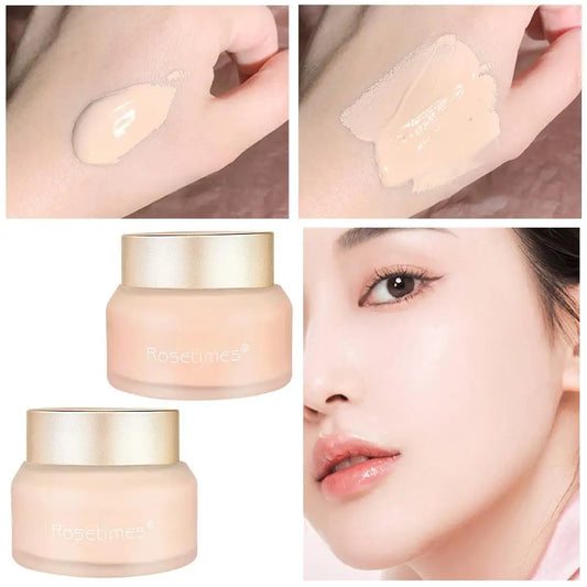 Soft Light Cream Glow Ivory White Natural Lightweight Foundation - Oil Control Moisturizing Skincare-Infused Daily Facial Makeup Peaceful Pleasures Health and Wellness