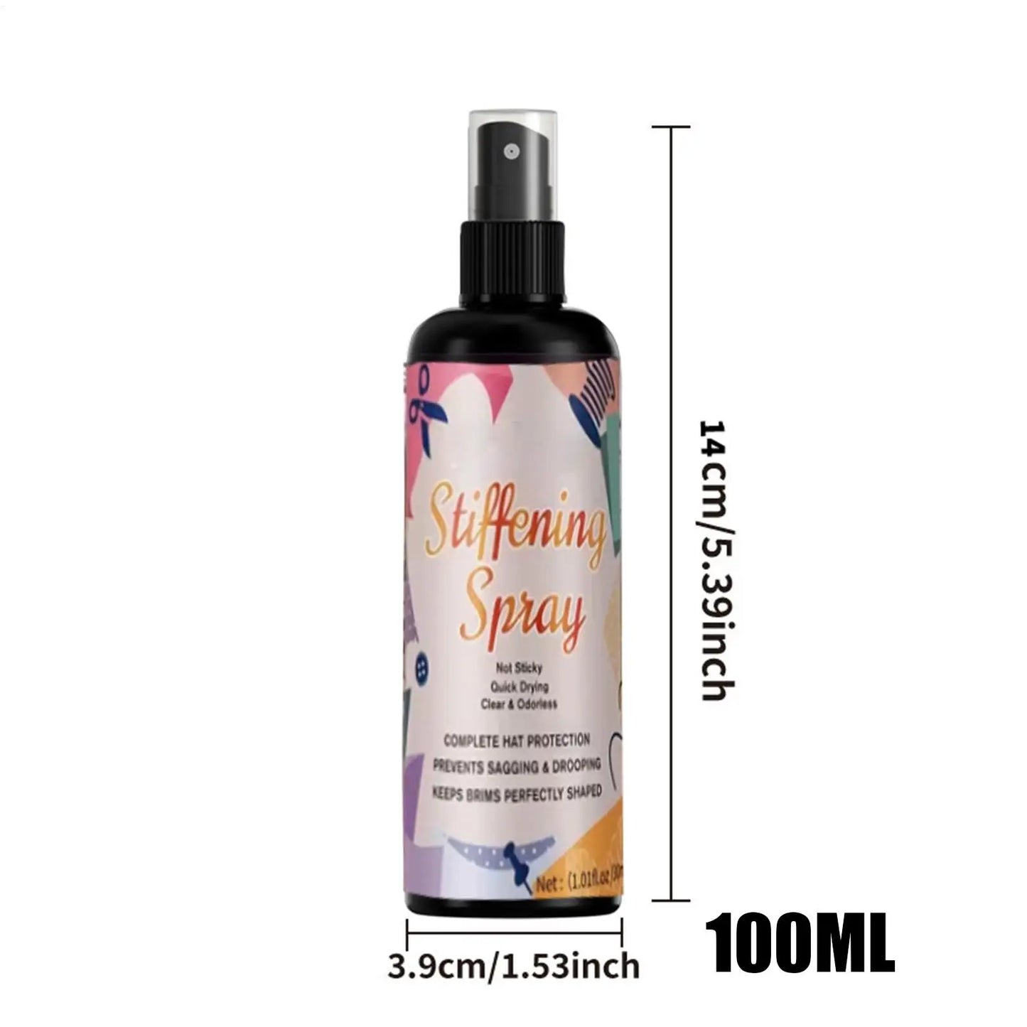 Fabric Stiffener Spray 100ml – Crochet, Lace & Hat Hardener