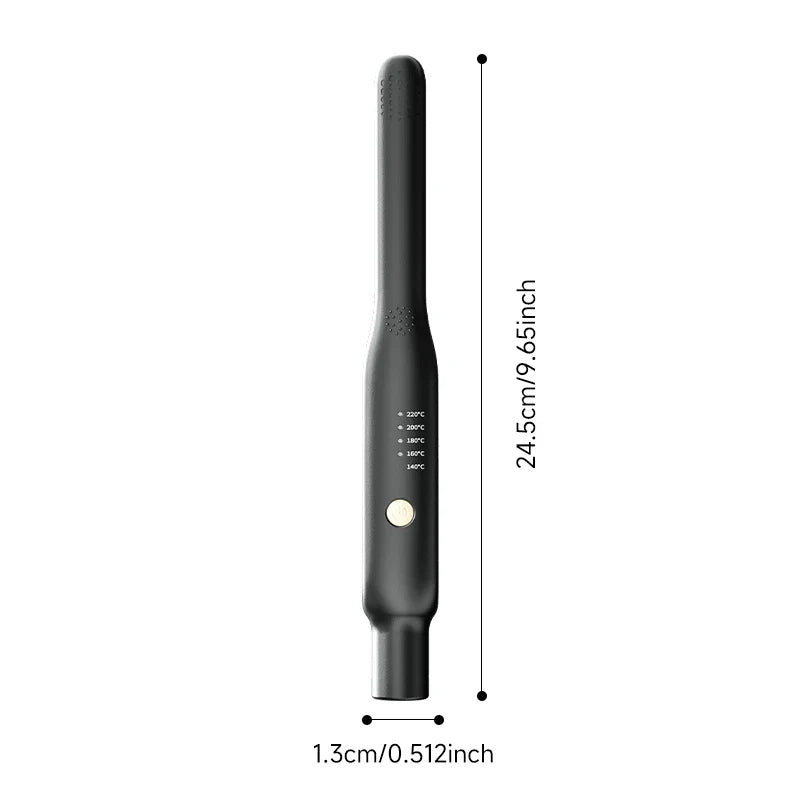 URGGU 2-in-1 Mini Ceramic Hair Straightener & Curler Flat Iron
