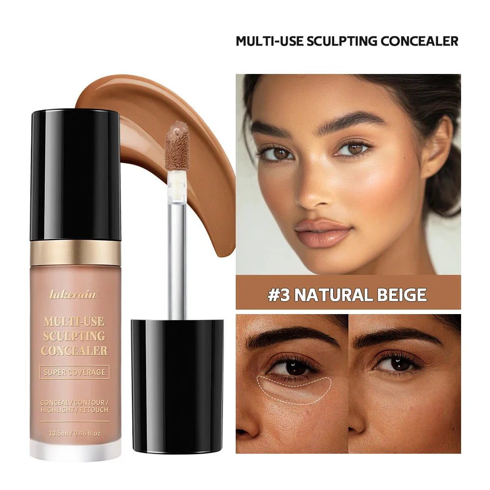Lakerain Full Coverage Matte Foundation & Concealer – 4-in-1