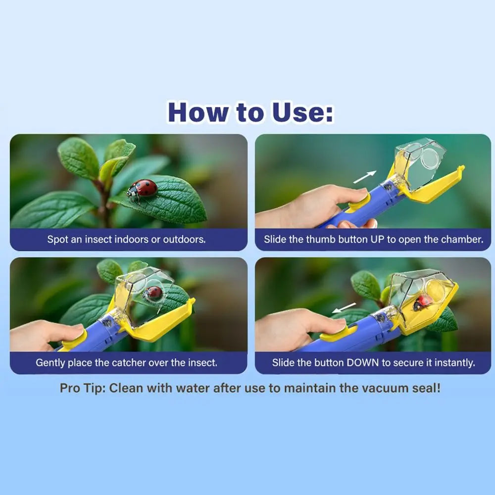 Kids Insect Catcher & Observer Box | Safe Bug Trap Tool