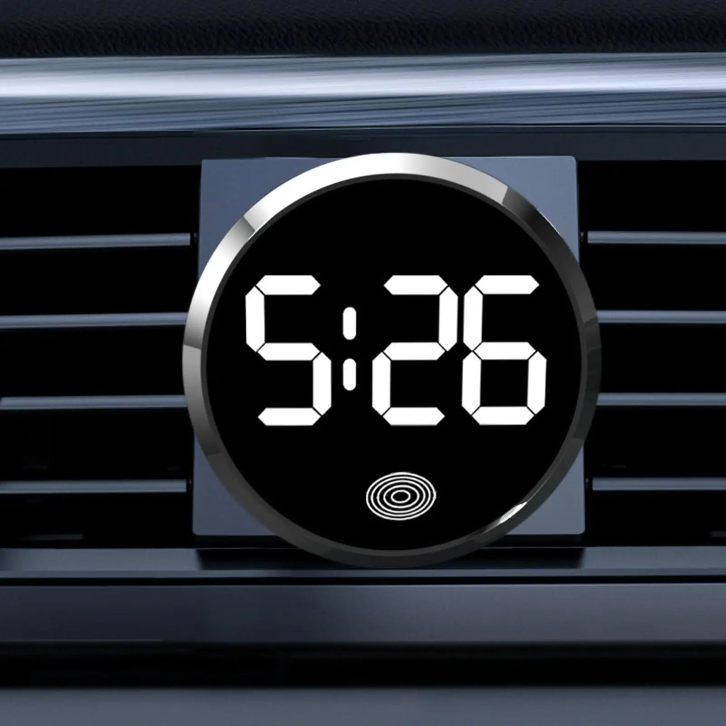 Fashionable LED Car Clock Touch-Control Dashboard Watch, LED Display Light for Fridge RV Classroom Travel Vehicle Supplies Peaceful Pleasures Health and Wellness