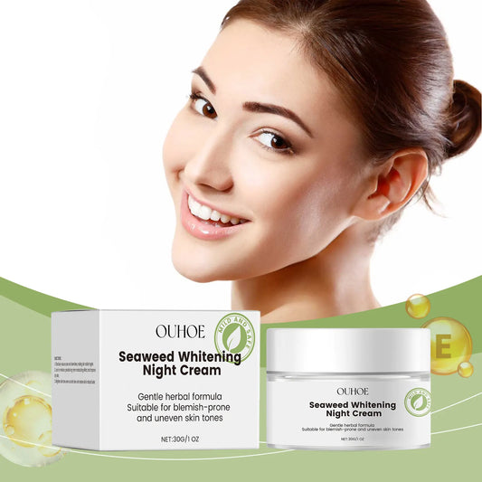 Seaweed Night Cream – Brightening, Hydrating & Repairing 30g Night Face Cream Oasis Select