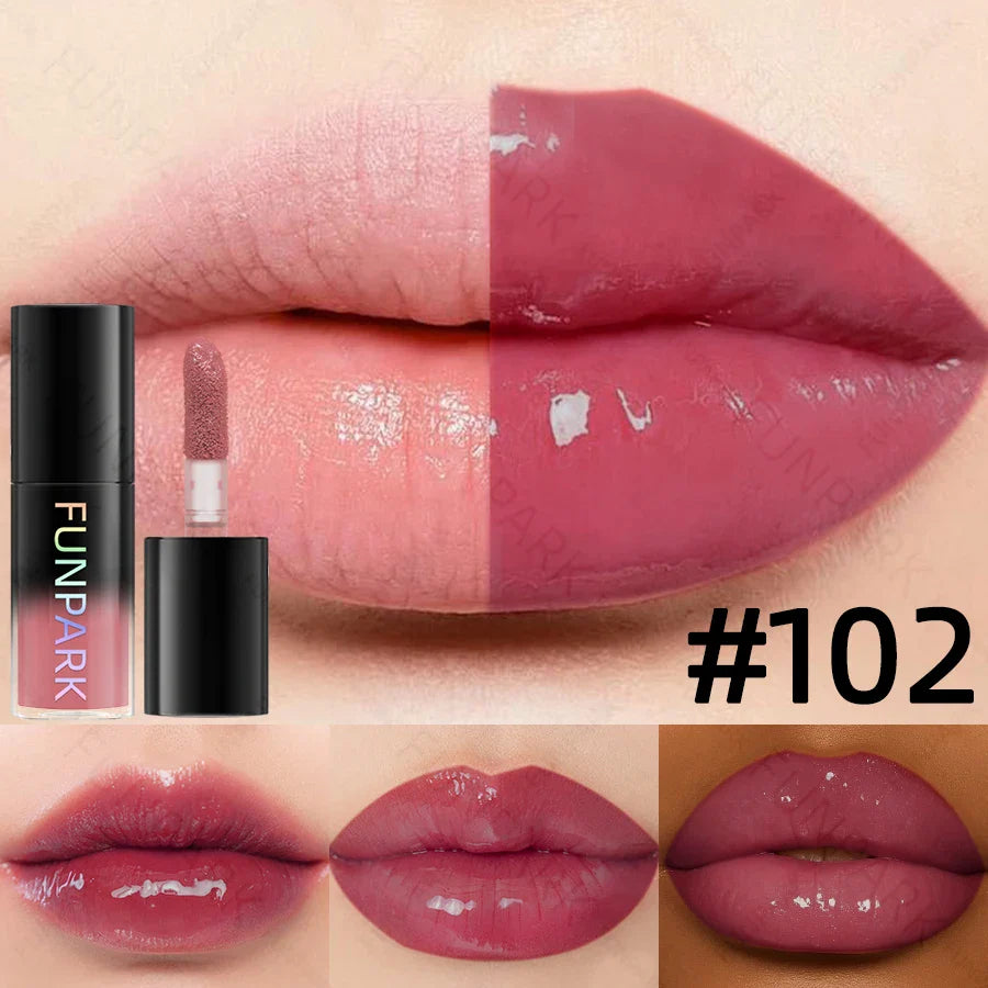 FUNPARK Moisturizing Lip Gloss – 15 Colors, High Pigment Lip Oil