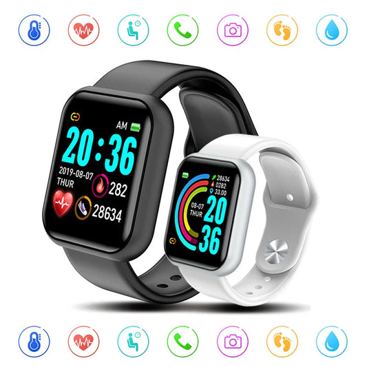 Y68 D20 Smart Watch – Fitness Tracker & Heart Rate Monitor Fitness Smartwatch Oasis Select