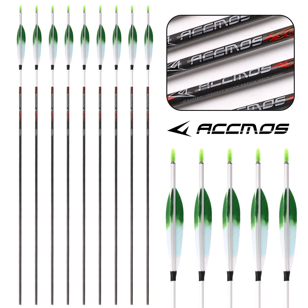 ID 6 2 Archery Carbon Arrow Spine 300 1800 Recurve Compound Bow